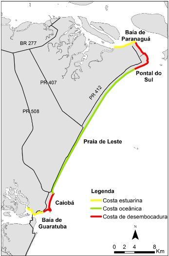 4.2.3 Levantamento dos dados em campo A importância da realização de levantamentos topográficos em praias reside no fato de que, a partir de monitoramentos consecutivos permite-se a quantificação do