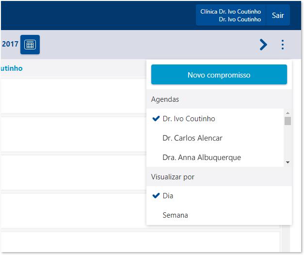 Centralx Clinic Cloud Acesso online às agendas e prontuários da clínica Você pode clicar sobre um compromisso agendado para visualizar os