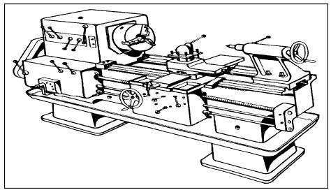 3.1 Conceito Torno mecânico é a máquina-ferramenta, destinada a trabalhar uma peça animada de movimento de rotação, por meio de uma ferramenta de corte (fig. 5).