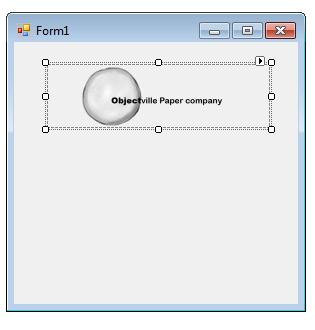 Desenvolva a interface de usuário: Use o logo da empresa de papel vila