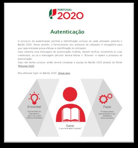 Acesso ao Balcão 2020 De forma a aceder à Bolsa de