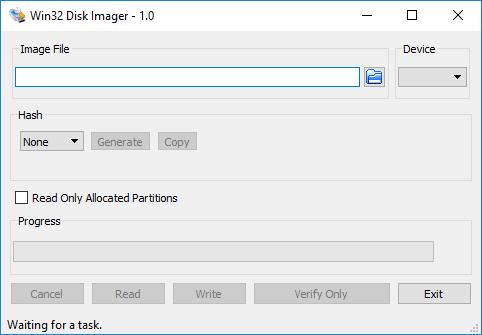 BLOCKBIT UTM Guia de Instalação Figura 3 - Win Disk Image. 3. Clique na imagem da pasta e selecione a imagem UTM-1.2-Install-firmware- 1.0.4.
