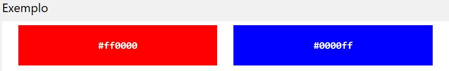 6 14) Valores HEX: em HTML, uma cor pode ser especificada utilizando um valor hexadecimal #rrggbb.