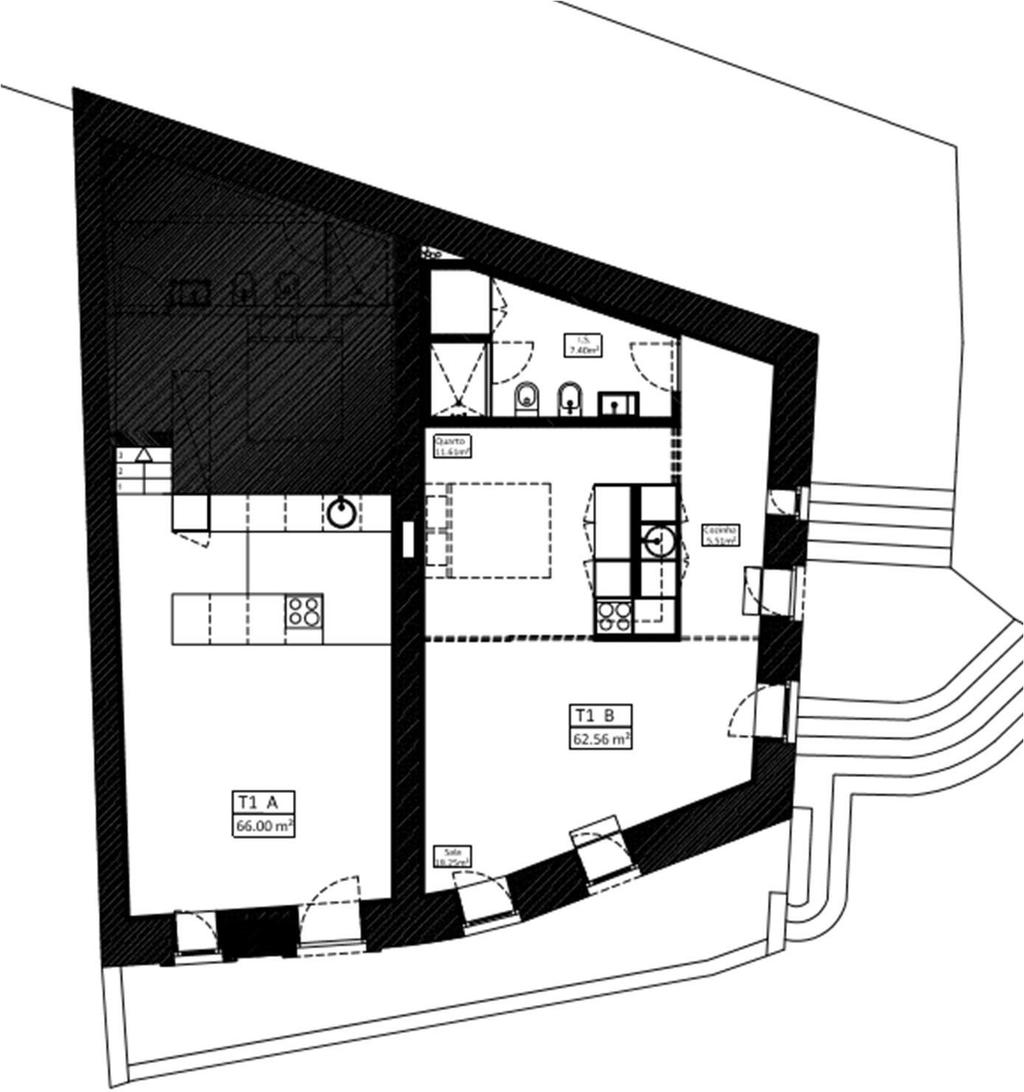 APRESENTAÇÃO EDIFÍCIO MONTE DOS JUDEUS PLANTAS PISO 0 Notas: A humanização/decoração eventualmente presente nas