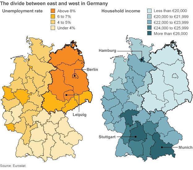 A Alemanha Ocidental tinha um sistema econômico bem dinâmico e competitivo.