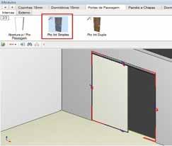 Para inserir esta configuração utilize a porta Pta Int Simples.