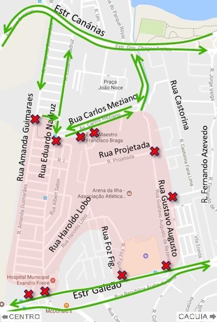 Para a realização de obras, tráfego será interditado no Elevado Ithamar Franco (novo Joá), entre os bairros de São Conrado e da Barra da Tijuca Até 12 de julho, das 23h às 4h30 do dia subsequente,