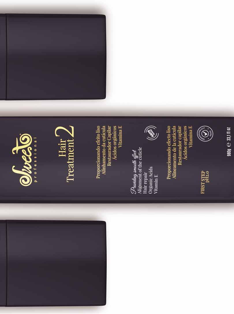 Shampoo 1 980ml cód. PA00076 500ml cód. PA00075 A Escova Sweet é um sistema inovador de alisamento térmico, sem substâncias que causam agressões aos clientes ou profissionais.