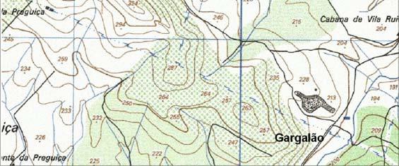 9 Local dos trabalhos (extracto das folhas 513 e 524 da Carta Militar de Portugal, na escala 1/25.