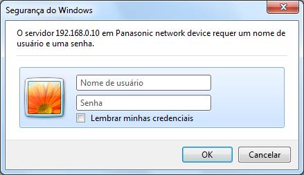 2.2 Exibição do menu de configuração a partir de um computador Os ajustes da câmera podem ser realizados no menu de configuração.