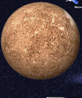 76 0 16 Nossa viagem continua em Mercúrio, que é o planeta mais próximo do Sol, é conhecido da humanidade há muitos
