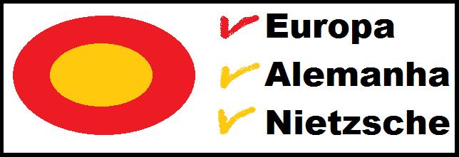 conjunto B (de brasileiros). Analogamente, a frase Nenhum alemão é francês poderia ser representada por dois conjuntos A (alemães) e F (franceses) disjuntos.