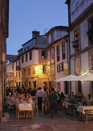 GASTRONOMIA Santiago é a capital da gastronomia atlântica.