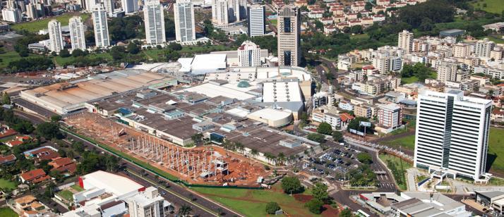 Centro Profissional RibeirãoShopping (torre de escritórios para venda) A torre comercial, integrada ao RibeirãoShopping foi entregue em dezembro de 2012, de acordo com o planejado.