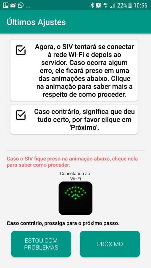 Por último, o SIV será associado à uma conta Web, que será utilizada no aplicativo Desktop para realizar o