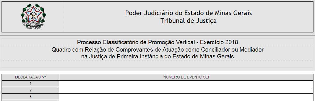 17.8 Em seguida, o candidato deverá fazer o preenchimento do número do evento SEI: a) clicar no espaço de preenchimento correspondente ao NÚMERO DO EVENTO SEI (não digitar o