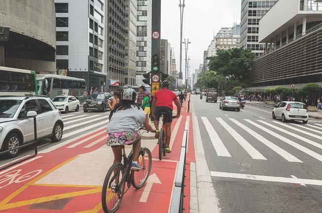 Benefícios do uso da Bicicleta O uso da bicicleta diminui em 3% a emissão de CO2 nas