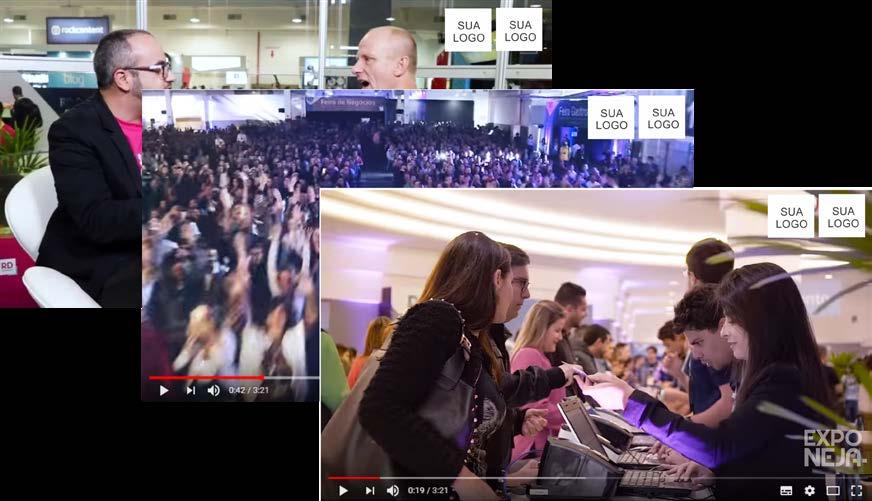 VÍDEO Sua logomarca em toda cobertura em vídeo da