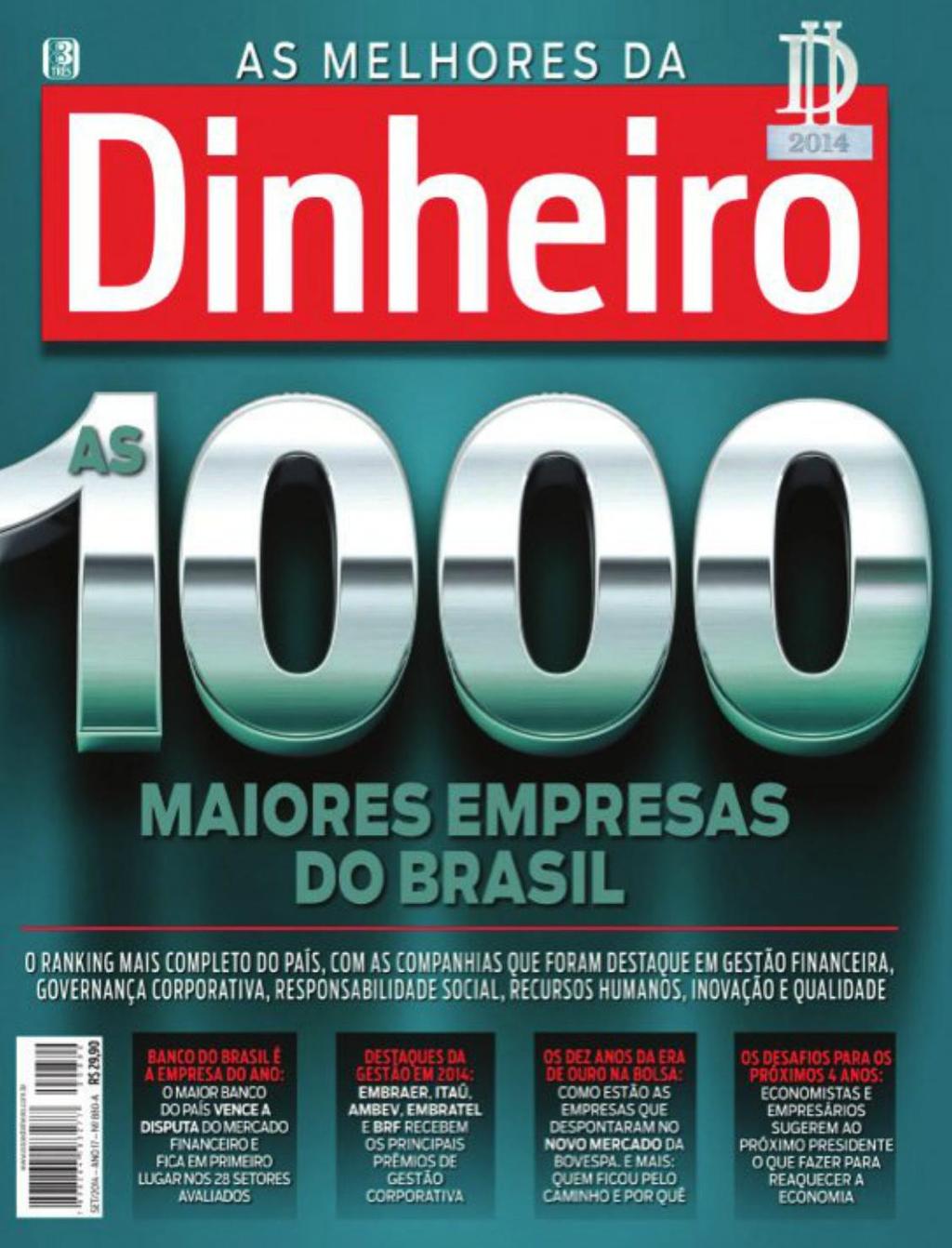 Exame Editora Abril 2014 As Melhores da Dinheiro Melhor