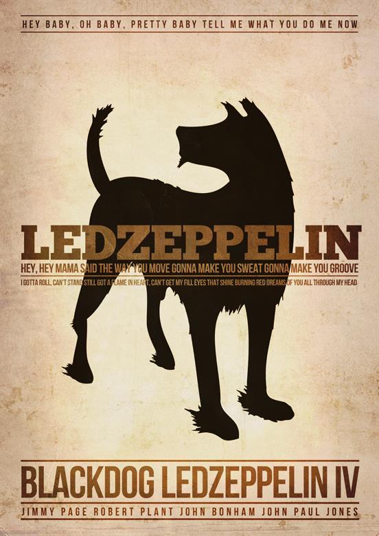 LED ZEPPELIN BLACK DOG É uma das mais famosas músicas da década de 70 O nome da música foi inspirada em um cachorro preto que ficava entrando e saindo do estúdio enquanto a banda