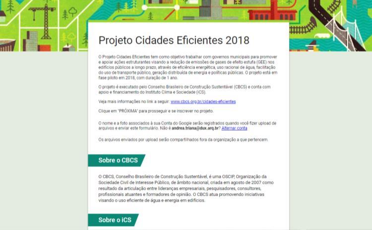 CHAMADA PÚBLICA de 26 de fevereiro a 28 de março de 2018 Na primeira fase do projeto buscou-se conhecer o panorama nacional dos municípios com relação aos temas do projeto e proporcionar a escolha de