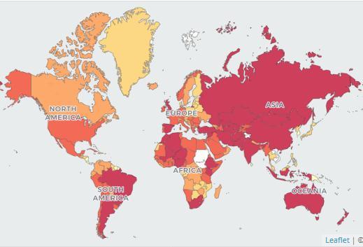 Distribuição Mundial - Ovino Brasil Rebanho 18