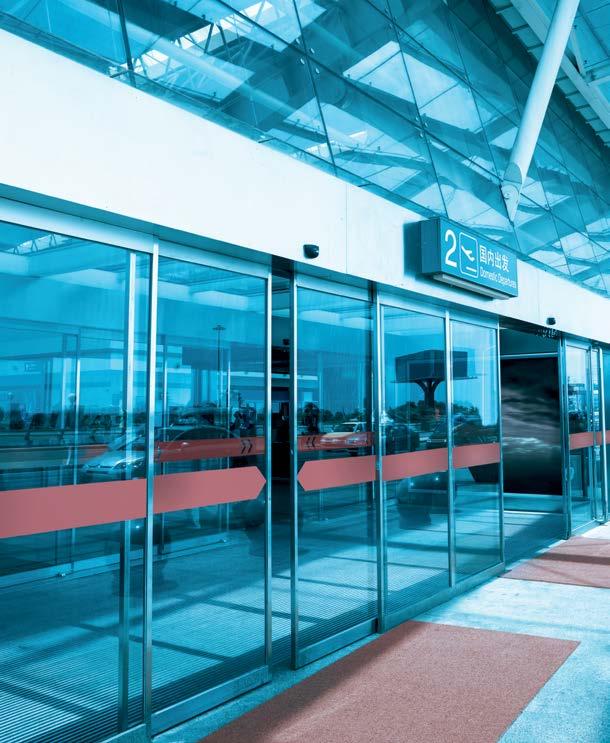 KEVEX S PORTAS AUTOMÁTICAS DE VIDRO As portas automáticas de vidro da Kevex são dimensionadas de acordo com o tipo de utilização e necessidades do espaço em causa.