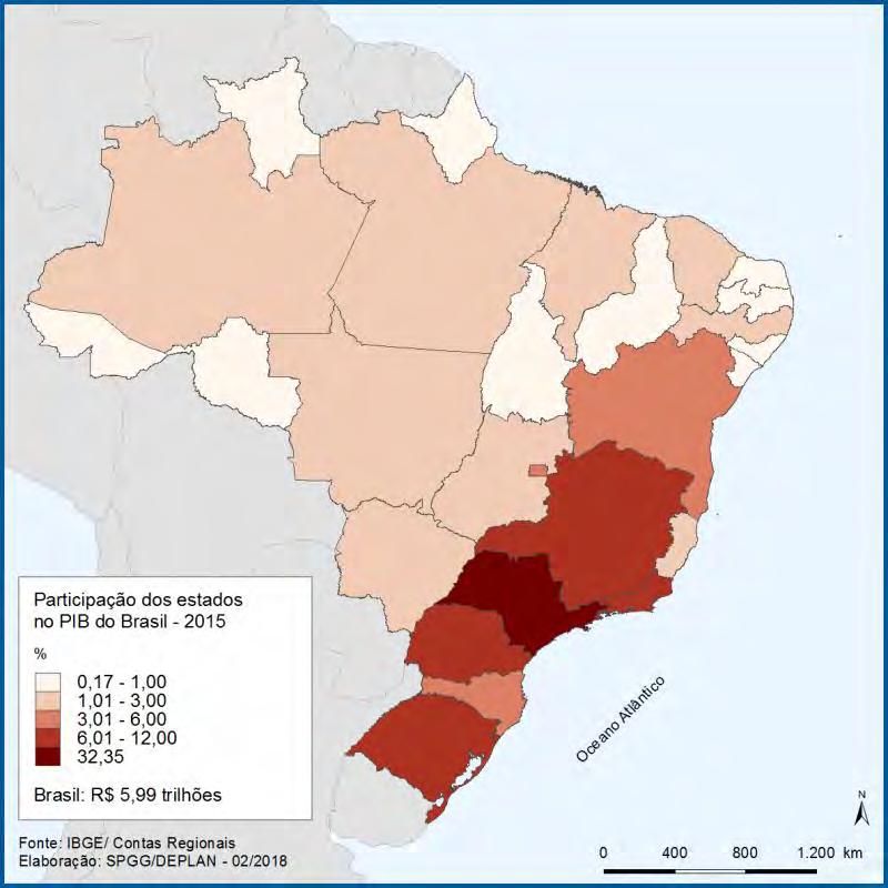 SÍNTESE - BRASIL Crescimento econômico concentrado Desigualdade socioeconômica