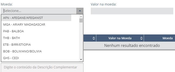 Fig. 4.25 Durante o preenchimento desses campos, é possível clicar no botão Limpar para apagar qualquer dado que tenha sido preenchido na parte de Acréscimo / Dedução.