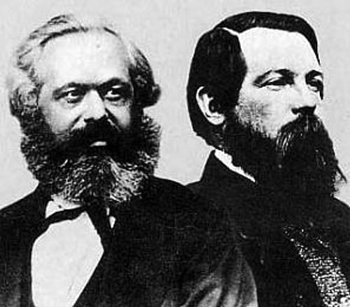 Os alemães: Marx e Engels Materialismo e história A partir de Hegel, invertem a dualidade senhor-escravo,
