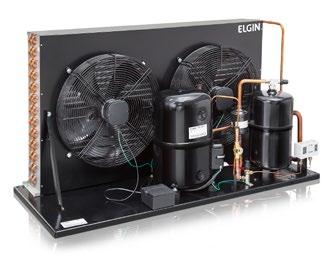 Unidade Condensadora Elgin de 1-1/2 a 10HP Unidad Condensadora Elgin 1-1/2 a 10HP Elgin Condensing Unit 1-1/2 to 10HP As Unidades Condensadoras de 1-1/2 a 10HP foram desenvolvidas para sistemas de