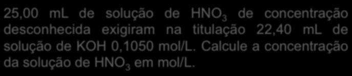 g/ml, contendo 17% em massa de ácido clorídrico.