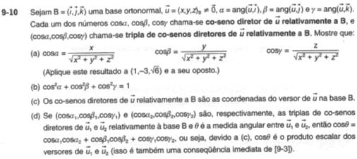 A partir do conceito de produto escalar, os autores do livro 1 desenvolvem expressões para obter as projeções e suas normas, o que sem dúvida é uma abordagem bastante abrangente, mas não tão