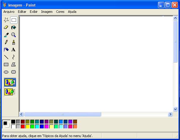 PAINT Você pode criar, modificar ou visualizar imagens usando o Paint.