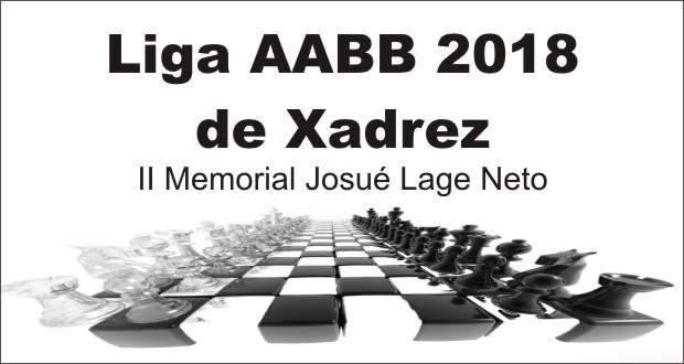 AABB Notícias 13 3ª Etapa da Liga AABB 2018 de Xadrez Será disputada neste Domingo (08), a partir das 13:30, a 3ª Etapa da Liga AABB 2018 de Xadrez (II Memorial Josué Lage Neto), competição aberta
