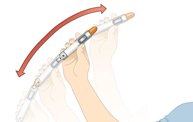 Isto significa que o medicamento não está uniformemente misturado. Olhe Figura E B.