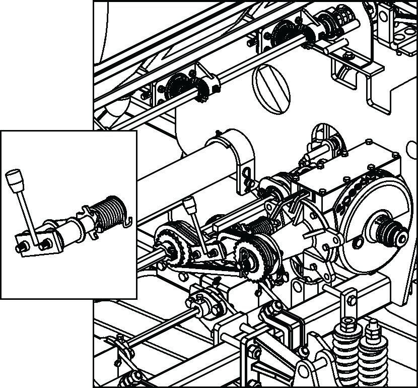 SPE Top Line Flex - 34 REGULAGEM PARA DISTRIBUIÇÃO DE SEMENTES ( FIGURA 9 ) - A regulagem da semente é feita através da Speed Box ().