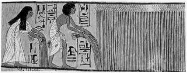 e) significava um peso para a população egípcia, que condenava o luxo faraônico e a religião baseada em crenças e superstições. 15. (Unesp 2009) Observe a figura.