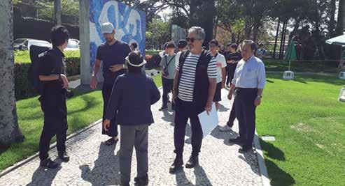 O objetivo da visita foi conhecer as obras de Oscar Niemeyer e foram acompanhados pelo sócio e