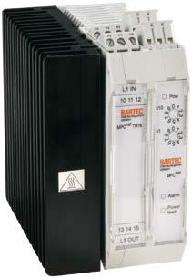 MPC net módulo de potência TR16 e TR36 MPC net TR16/TR36 Monitorização térmica e controle de potência em um módulo Medição de corrente de carga ou de fuga até 16 A Controle de potência mono- e