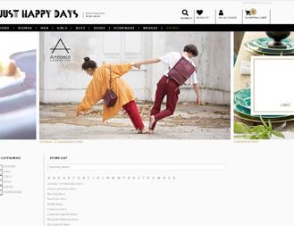 Posso entrar já? O web shop Just Happy Days abriu portas em novembro de 2018.