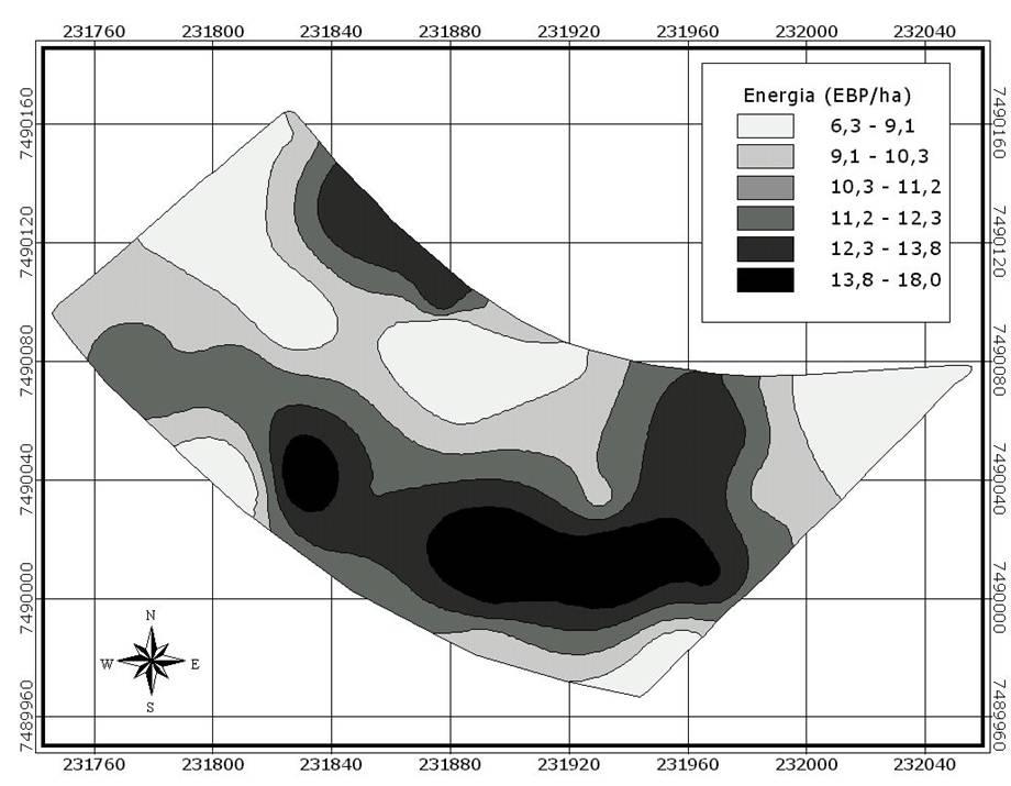 ENERGIA NO PALHIÇO O (EBP/ha)