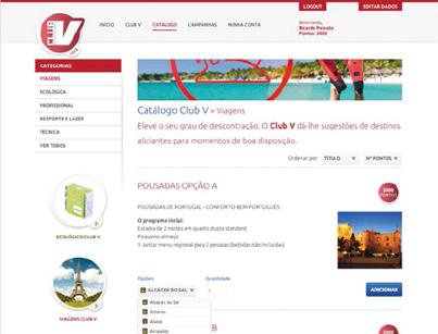 clientes, a Vulcano desenvolveu um microsite