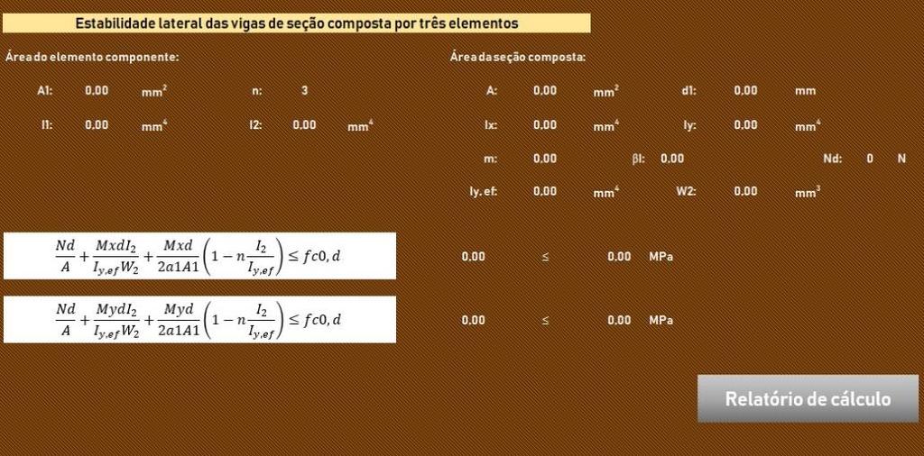 Figura 28 Estabilidade lateral de seção