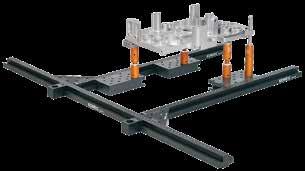 Designação K550914S quick-rail Kit de fixação muito flexível, que inclui: 1 perfil carril com 800 mm 2 perfis carril com 500 mm 5 placas 21 peças de fixação eco-fix, por exemplo, suportes, pinos de