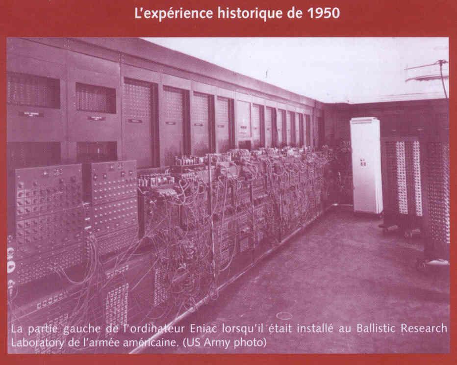 1945 - ENIAC O 1o computador foi testado com modelo atmosférico. 1950 Charney, Fjortoff, Von Neuman realizam a 1a.