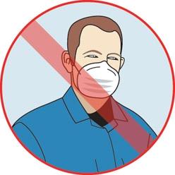 Equipamento de Protecção Respiratória como Medida de Gestão de Risco MDI a alta temperatura Aplicações de aerossol Poeiras
