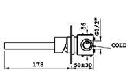 60 G1/2 150±15 60 40 178 50±30 45 138 G1/2 HOT