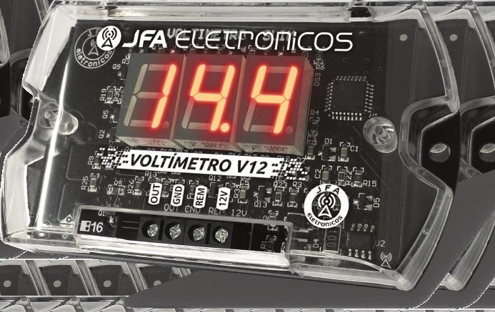 VOLTÍMETRO V12 Voltímetro V12 executa leituras rápidas do sistema 12 volts ESPECIFICAÇÕES Range de medida de baixa tensão máximo 17Vdc Range de medida de alta tensão máximo 500Vdc Sequenciador de