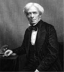 Em 1831 Faraday enrolou duas espiras de fio em torno de um anel de ferro e observou que a corrente